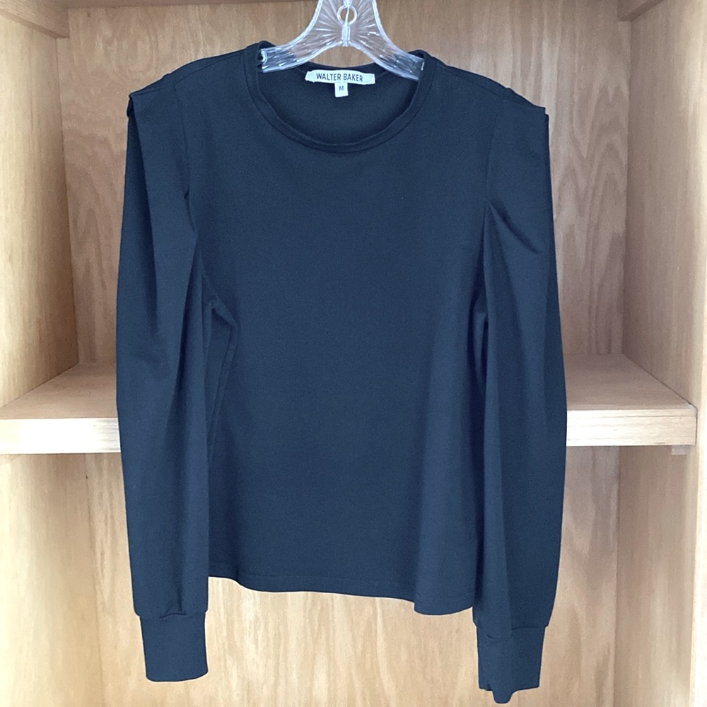 Walter Baker Long Sleeve With Puff Sleeve Detail Size M